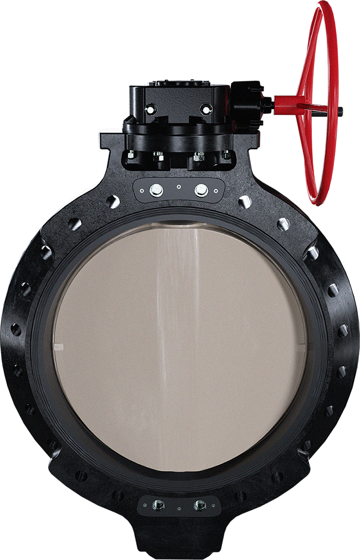 PDCPD Type-58 Large Diameter Wafer Gear Butterfly Valve (28″ – 36″)